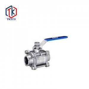 1000wog 3pc Type Welded Ball Valve