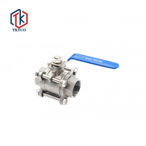 1000wog 3pc Type Ball Valve With Internal Thread