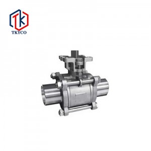 High Platform Sanitary Clamped, Welded Ball Valve