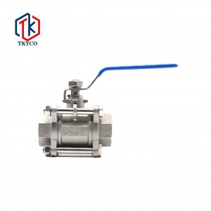 1000wog 3pc Type Ball Valve With Internal Thread